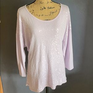 NWT Maurices sequin/lace top